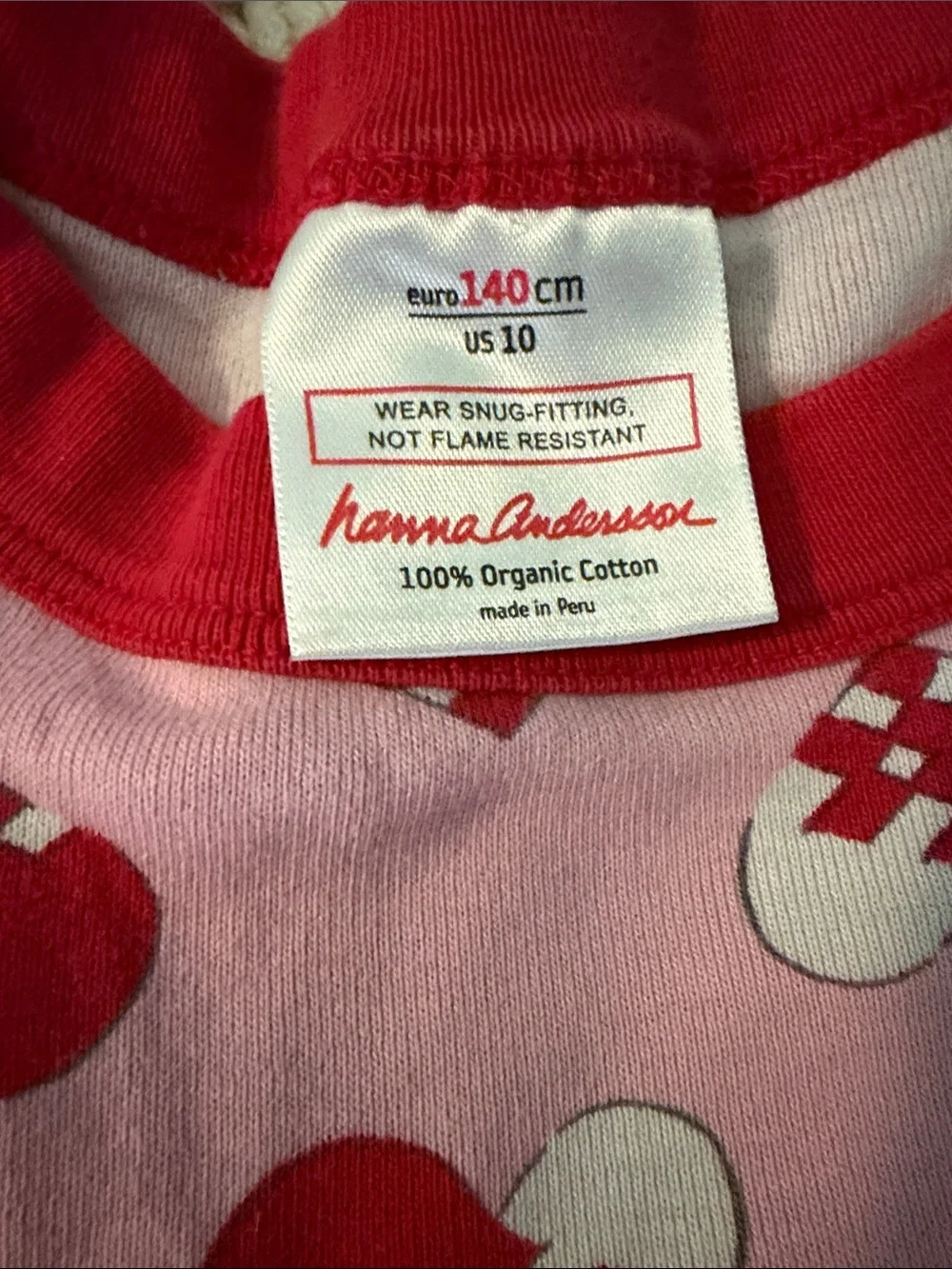 Hanna Anderson Swedish holiday Cotton Pajama Set.